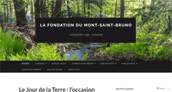 Desktop Screenshot of fondationdumontstbruno.org